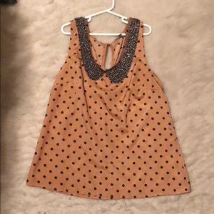 Polka dot retro style dress shirt